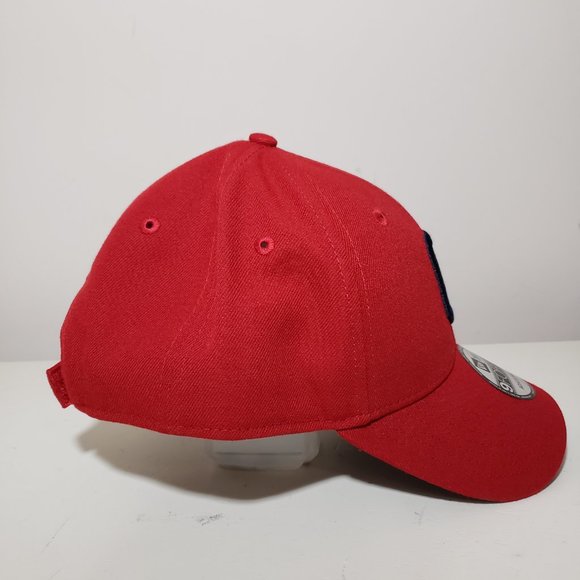 Cleveland Indians Guardians Hat Cap Strap Back Red New Era C Logo MLB Baseball - Picture 7 of 10